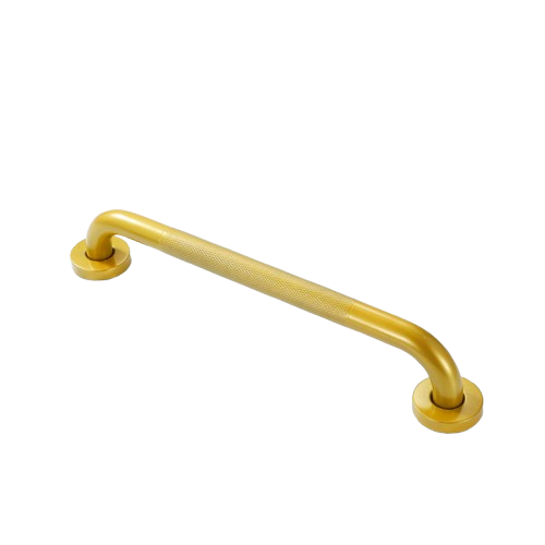 Brushed gold finish